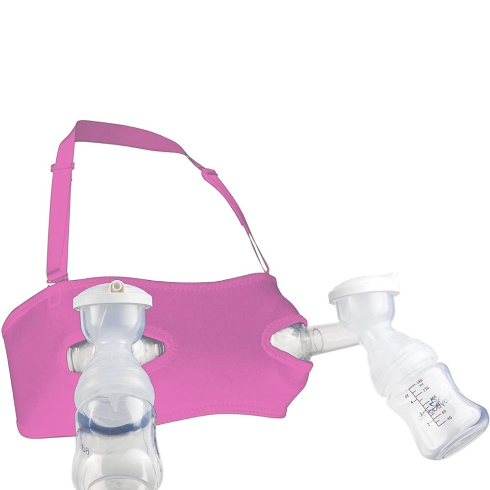 Spice Pinke  Free Pumping Bra, Patented-  bras - ONLY